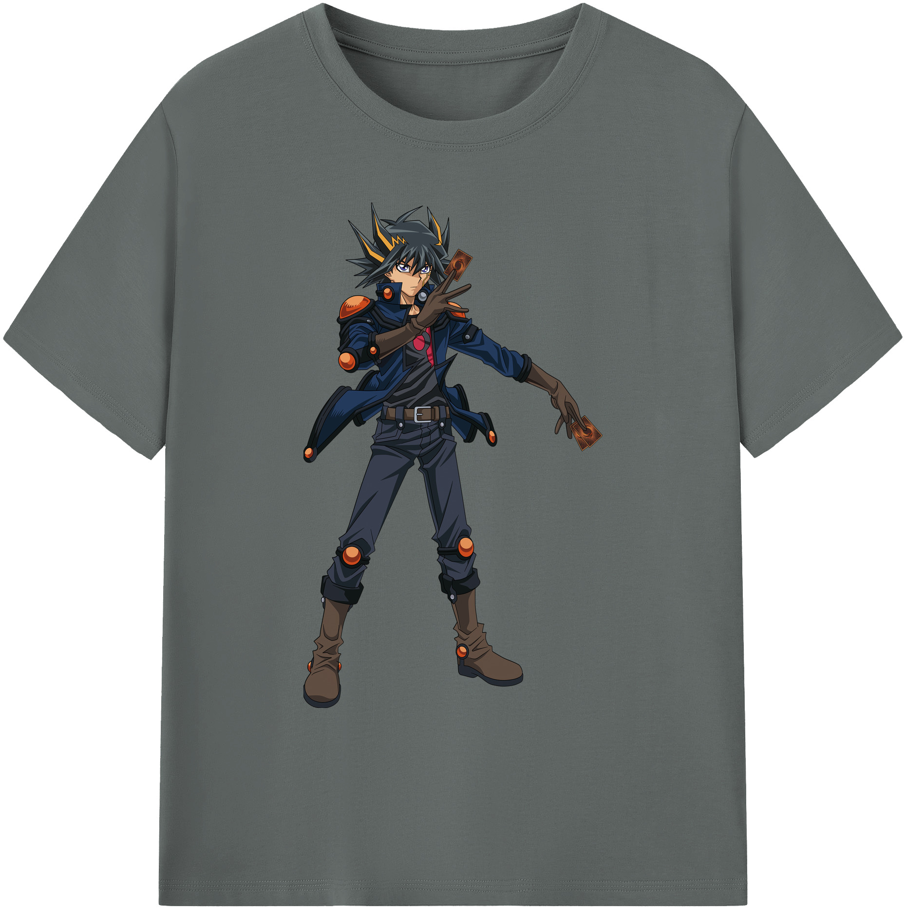（画像用） 遊☆戯☆王 Yu-Gi-Oh! 綿100％ メンズ半袖Tシャツ｜肌触りやわらか＆通気性